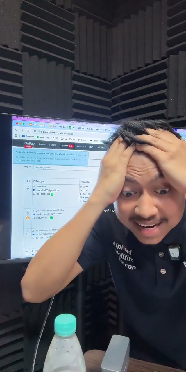 Paparan rakaman pada 00:57:57