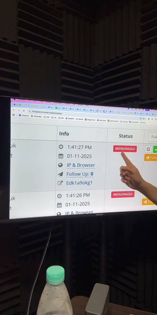 Paparan rakaman pada 00:59:03