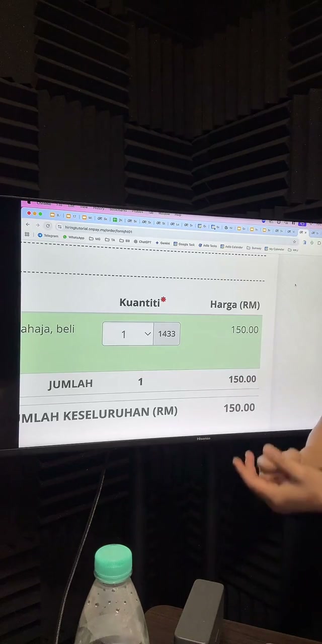Paparan rakaman pada 01:03:45