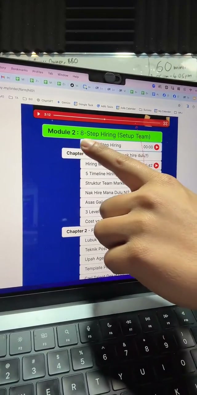 Paparan rakaman pada 00:56:09