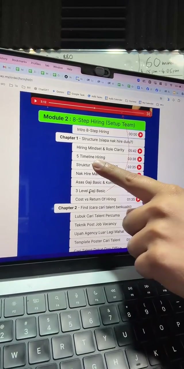 Paparan rakaman pada 00:56:15