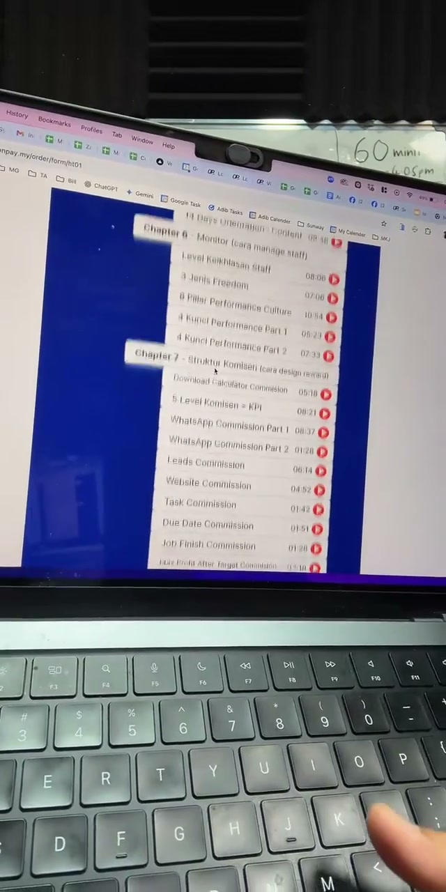 Paparan rakaman pada 00:56:45