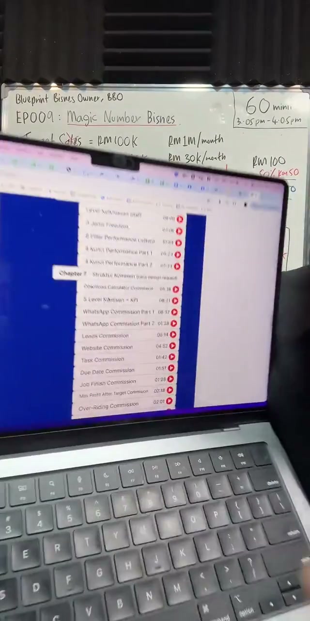 Paparan rakaman pada 00:57:03