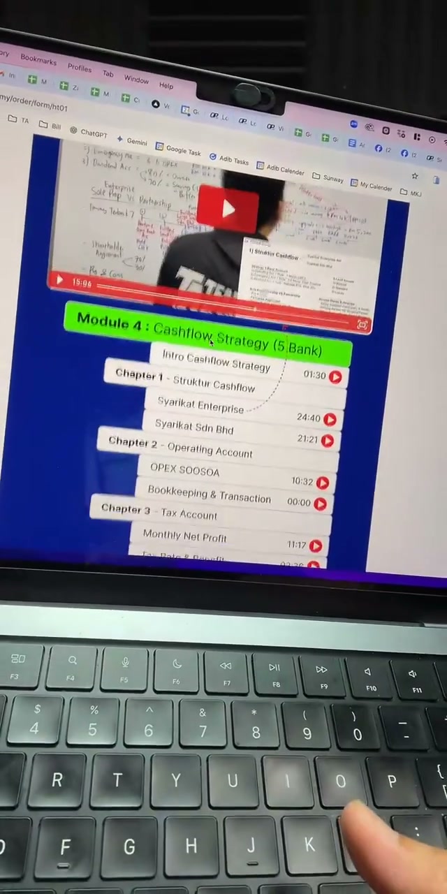 Paparan rakaman pada 00:58:45