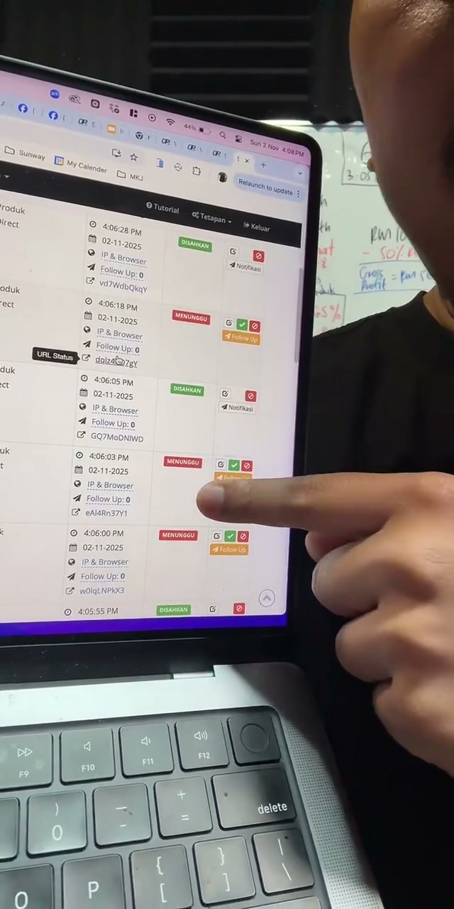 Paparan rakaman pada 01:06:03