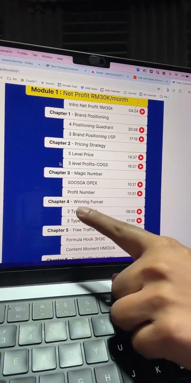 Paparan rakaman pada 00:56:58