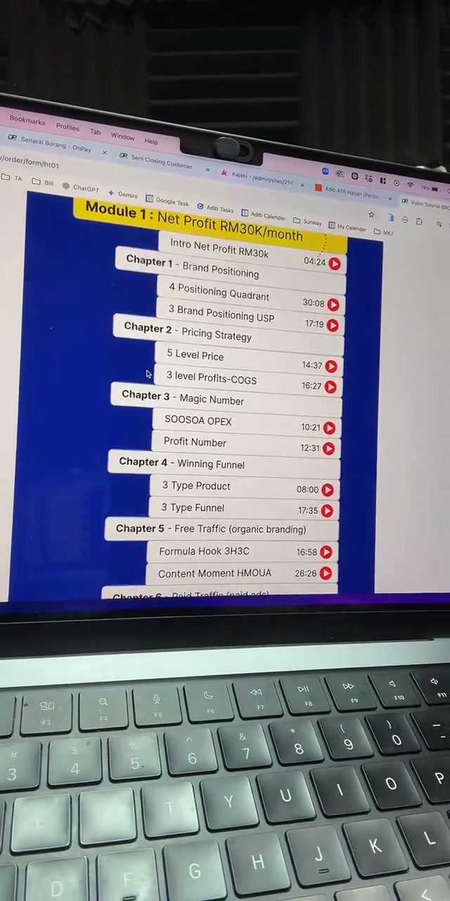 Paparan rakaman pada 00:57:07
