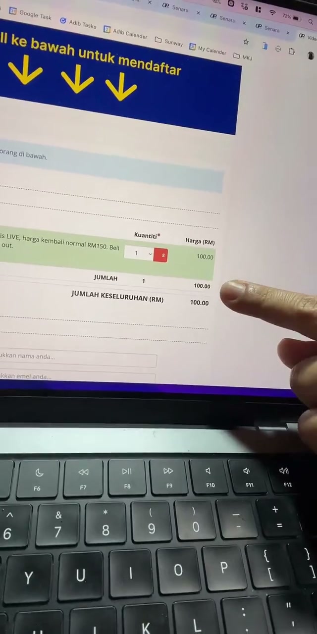 Paparan rakaman pada 01:12:51
