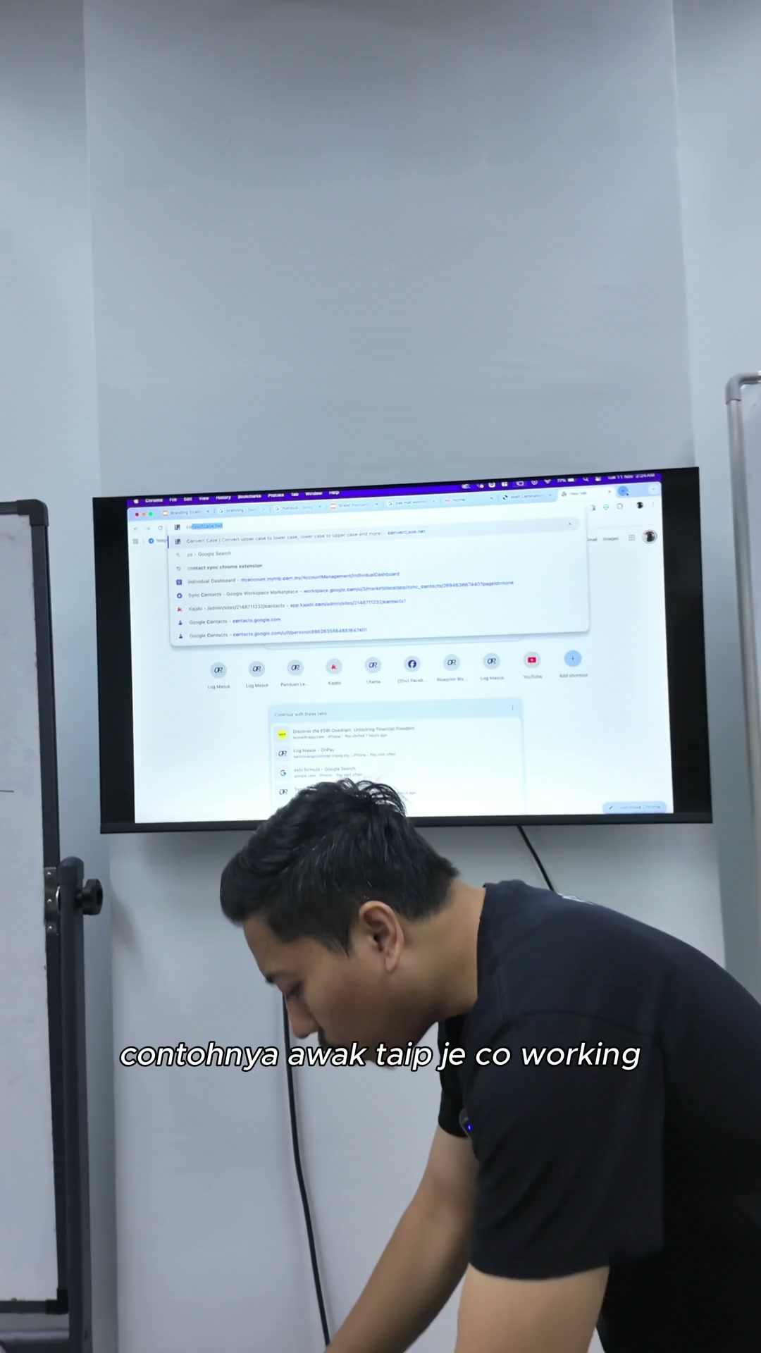 Paparan rakaman pada 00:01:03