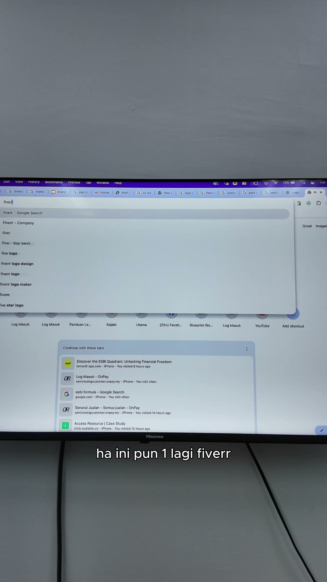 Paparan rakaman pada 00:04:45