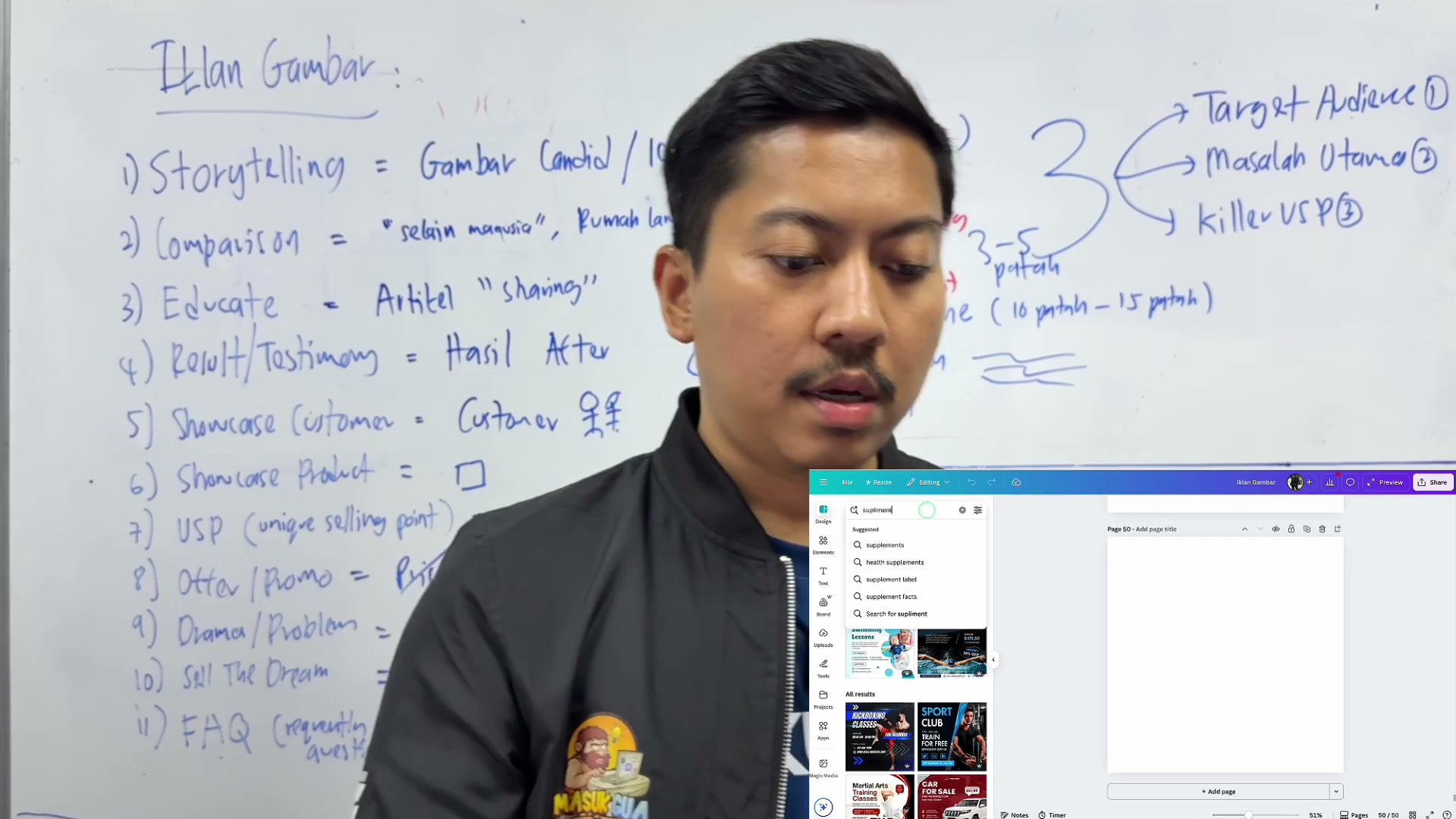 Paparan rakaman pada 00:02:45