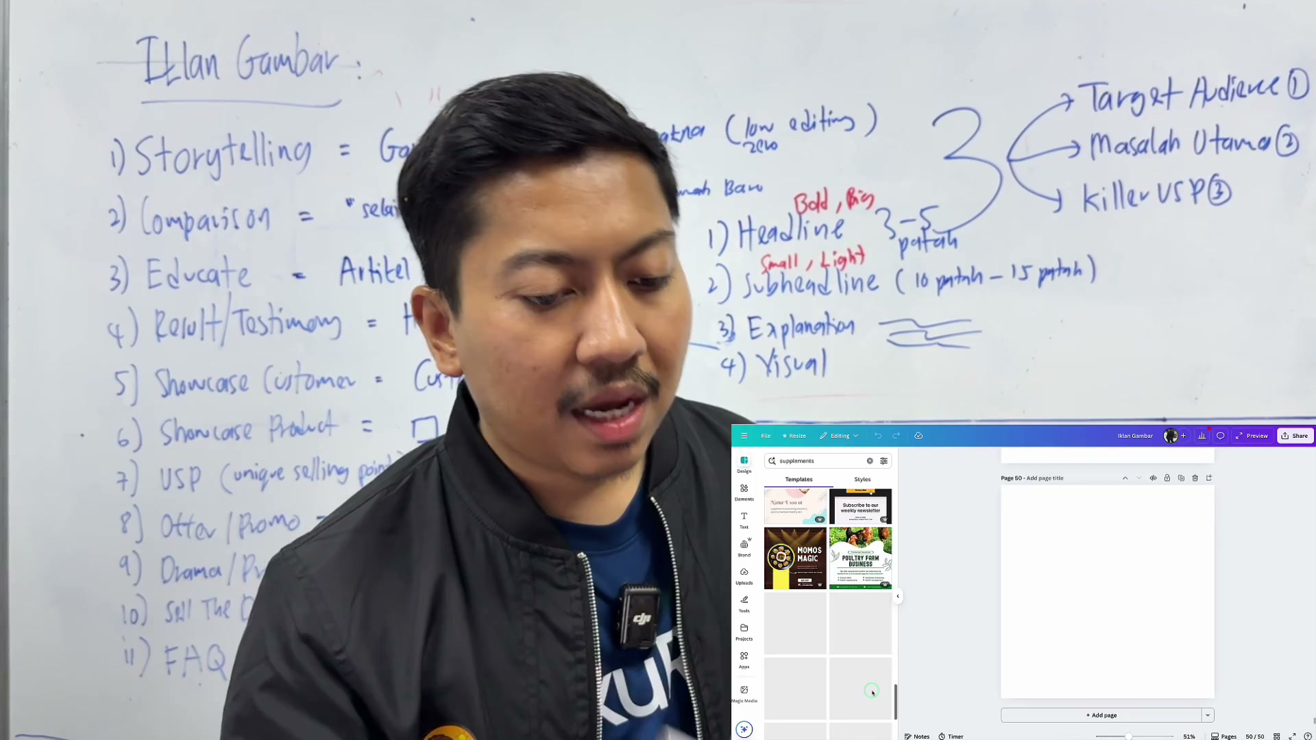 Paparan rakaman pada 00:03:09