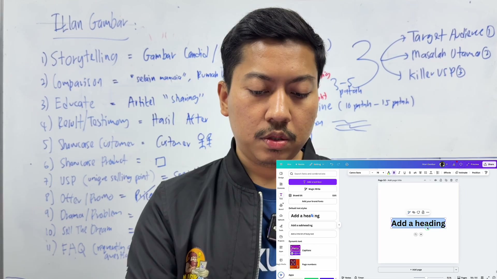 Paparan rakaman pada 00:03:33