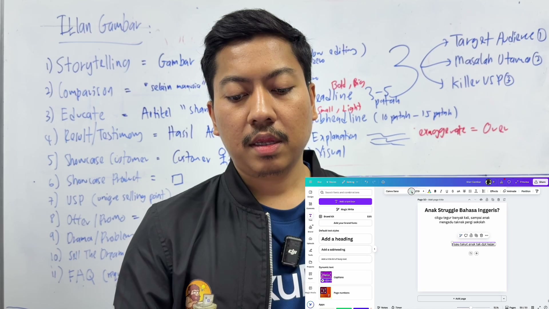 Paparan rakaman pada 00:07:30