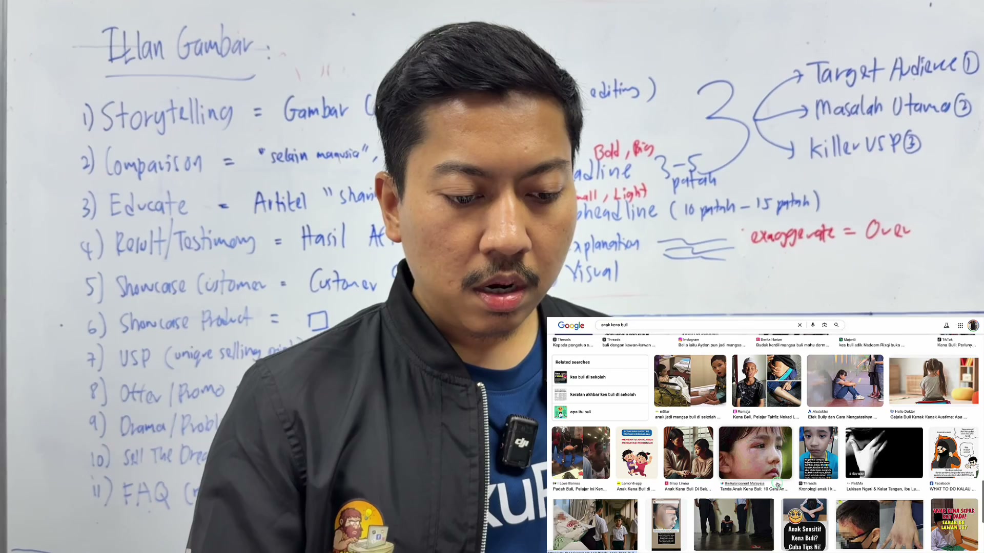 Paparan rakaman pada 00:10:09