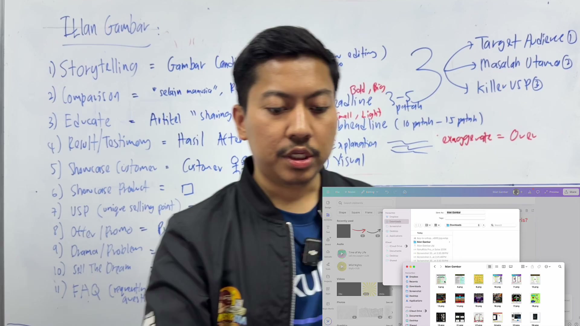 Paparan rakaman pada 00:14:42