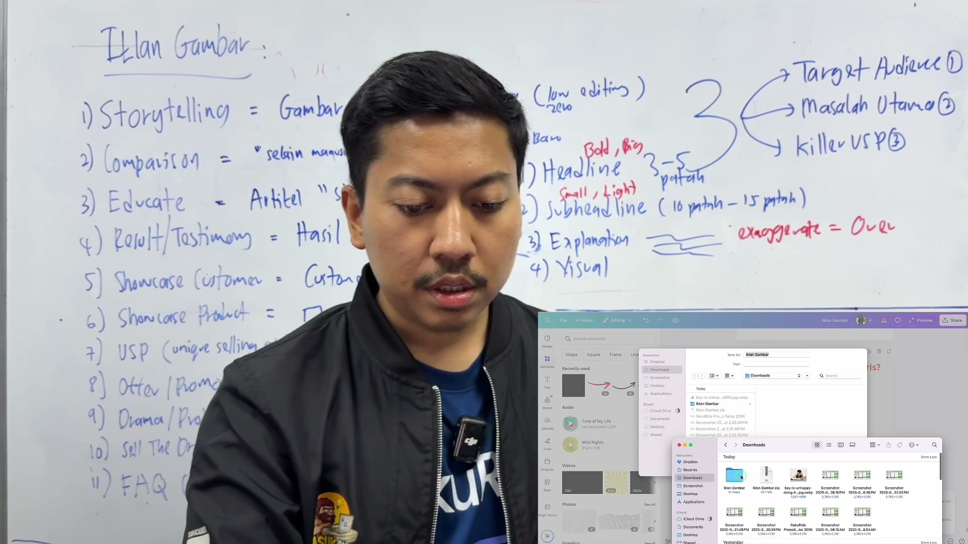 Paparan rakaman pada 00:14:45
