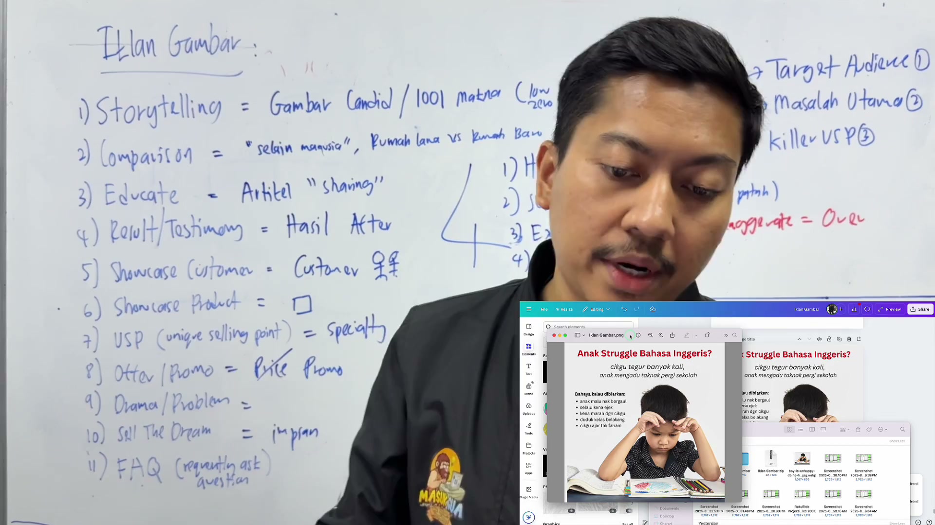 Paparan rakaman pada 00:15:39