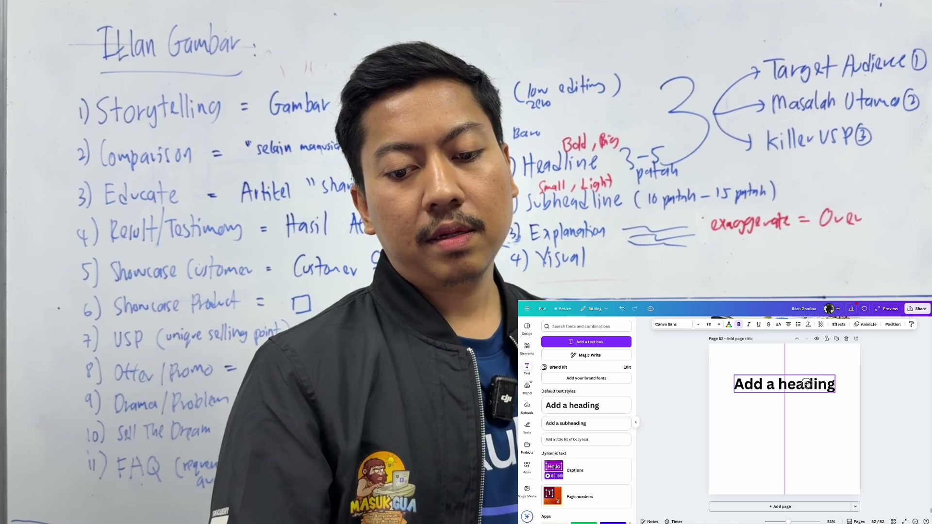 Paparan rakaman pada 00:16:18