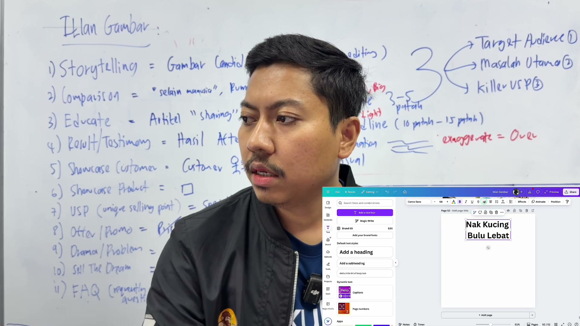 Paparan rakaman pada 00:17:06