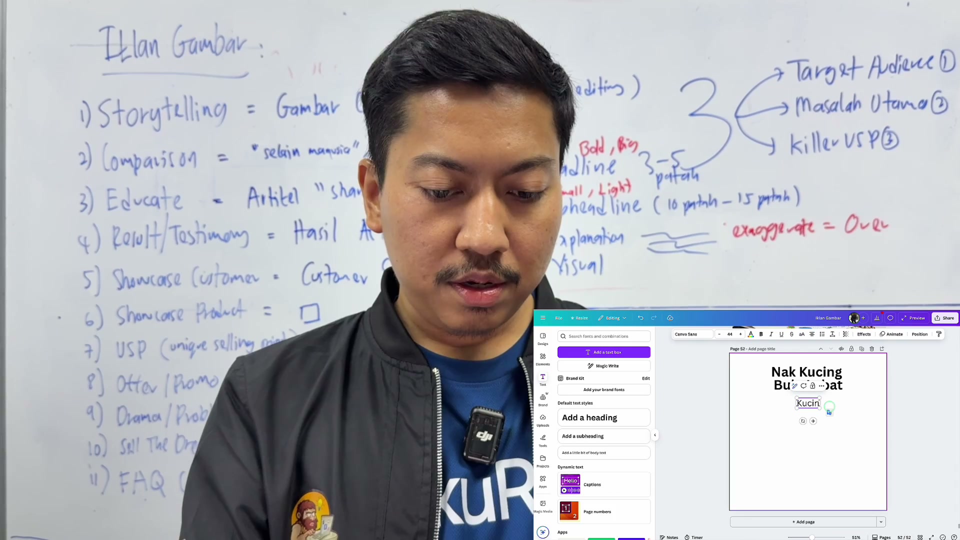 Paparan rakaman pada 00:18:00