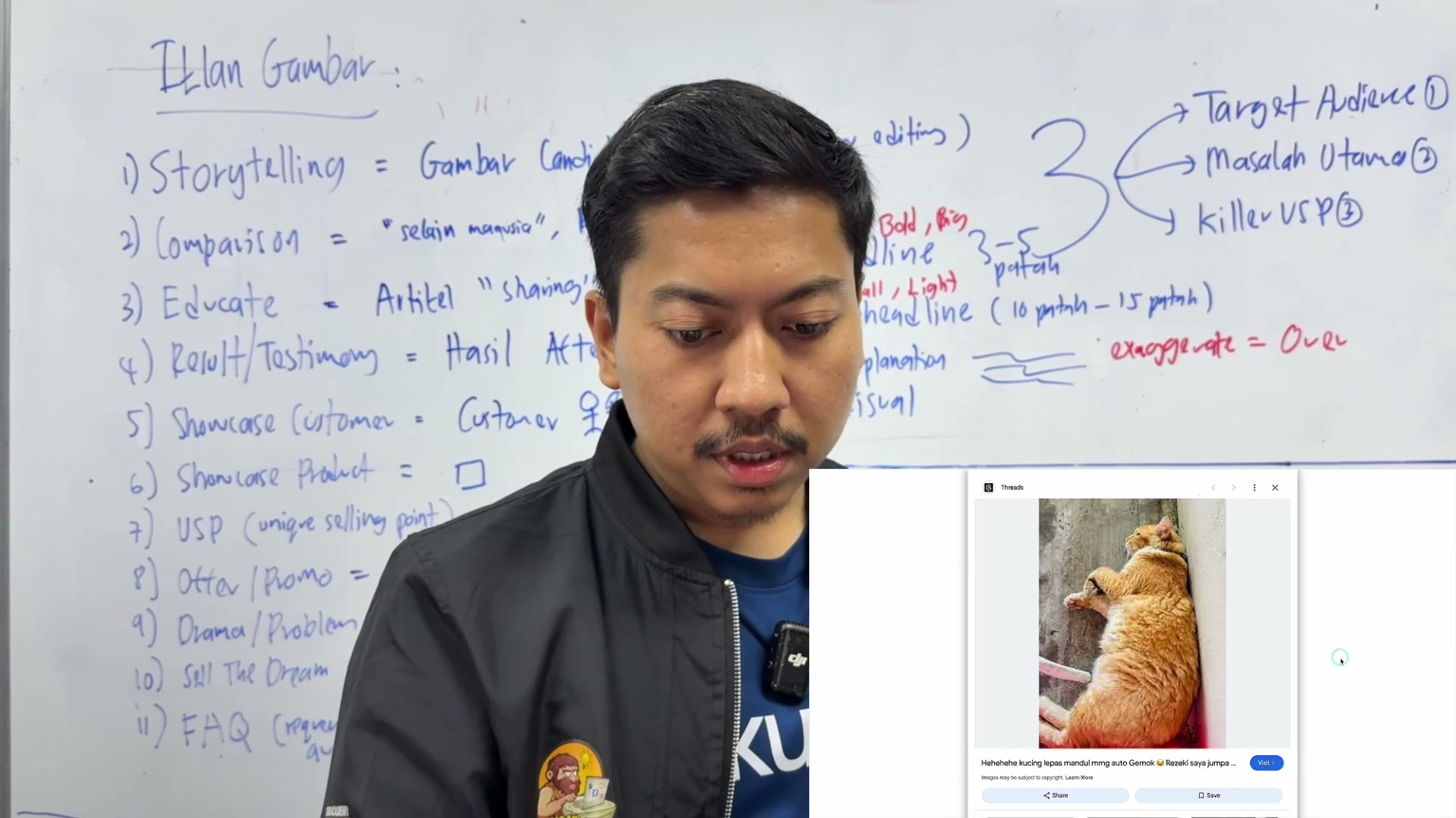 Paparan rakaman pada 00:23:15