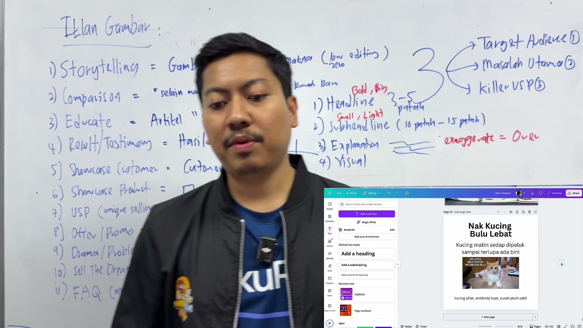 Paparan rakaman pada 00:25:00