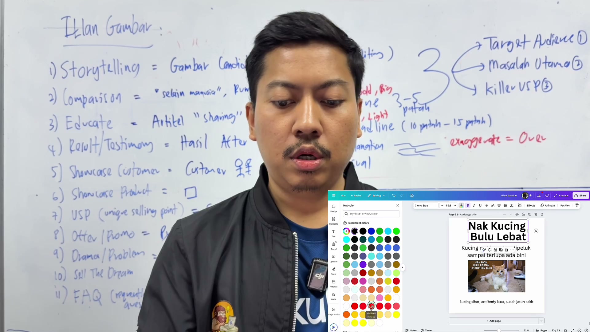 Paparan rakaman pada 00:25:21