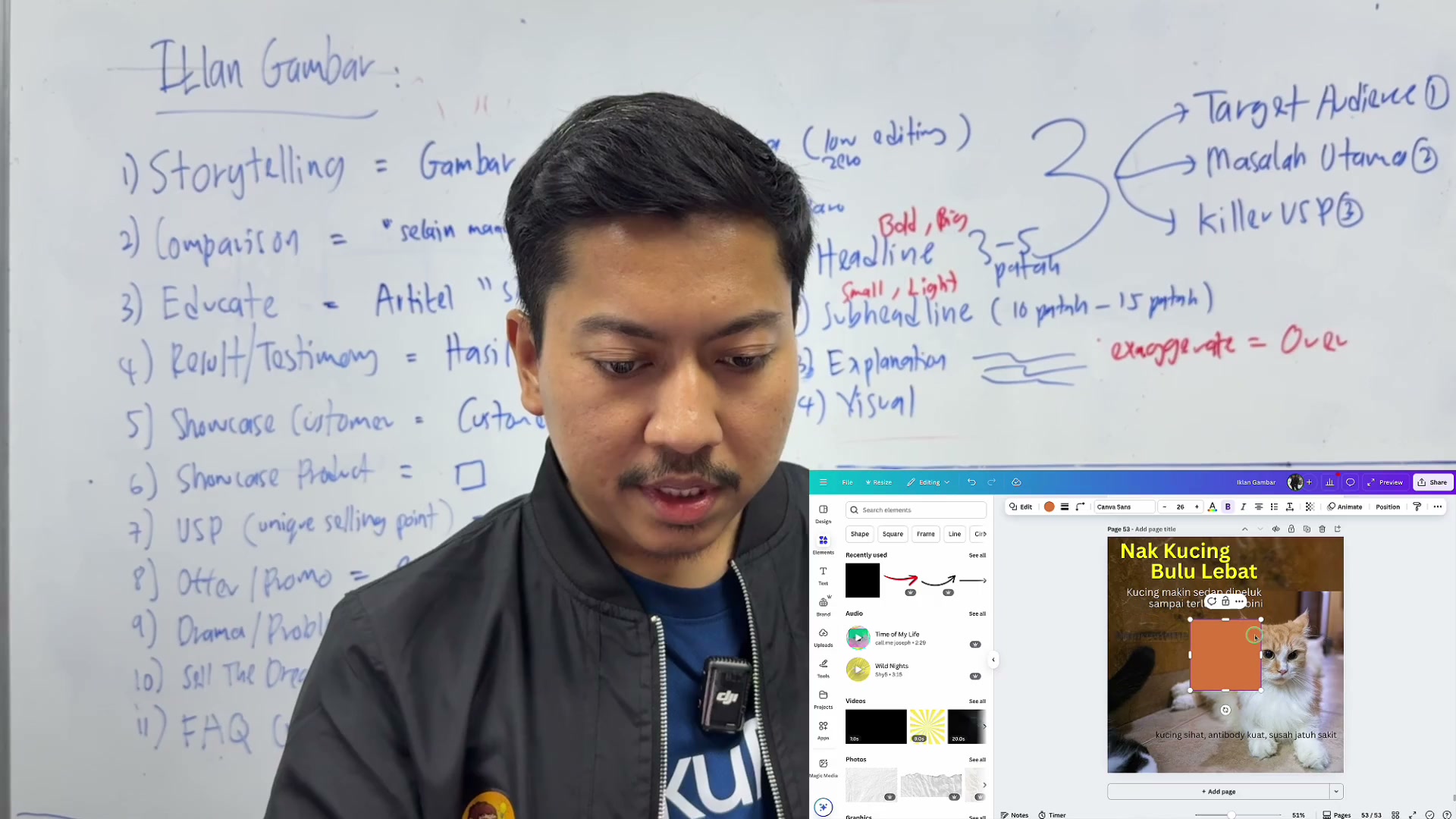 Paparan rakaman pada 00:28:30