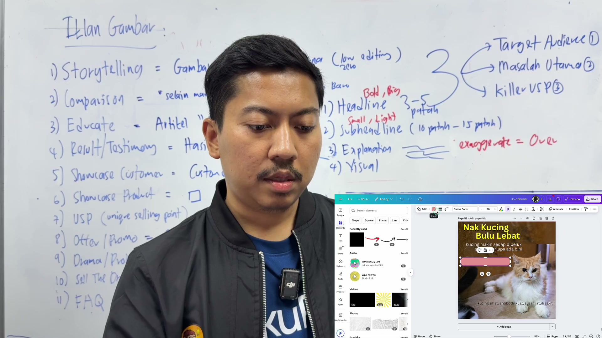 Paparan rakaman pada 00:28:54