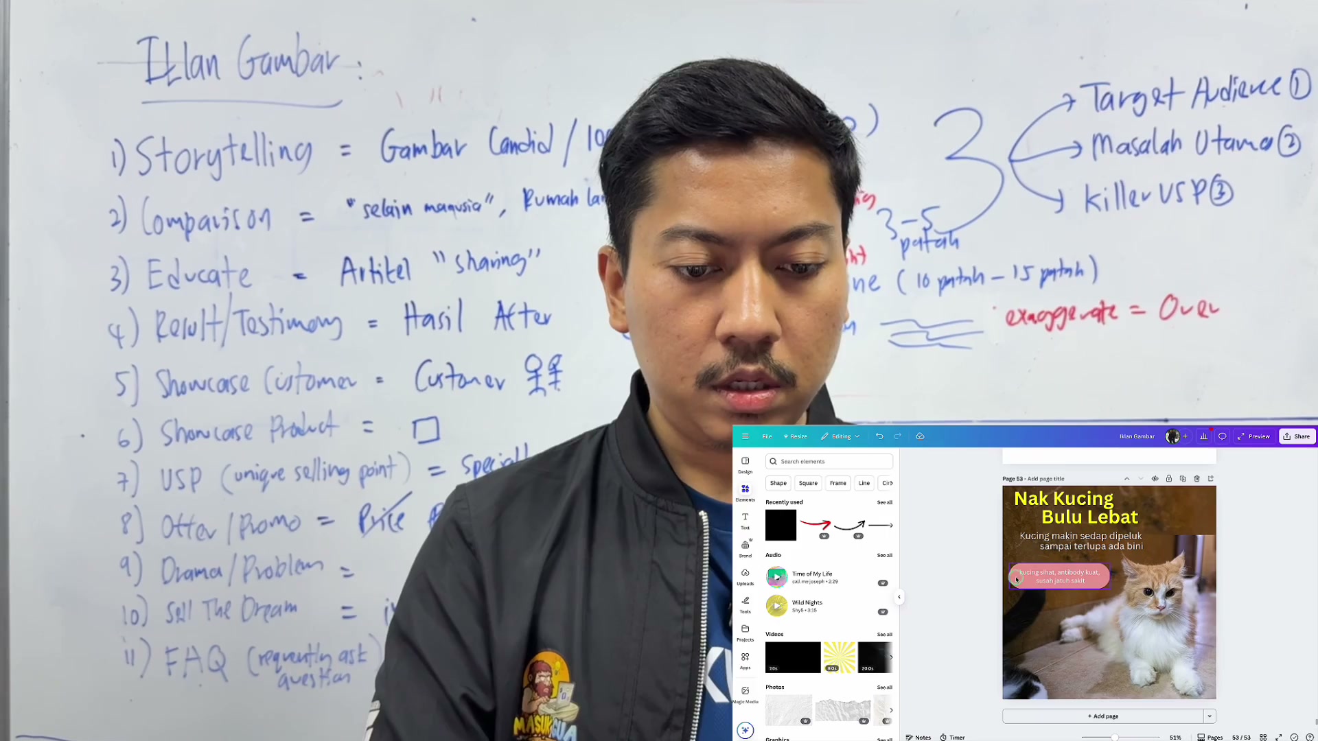 Paparan rakaman pada 00:30:21