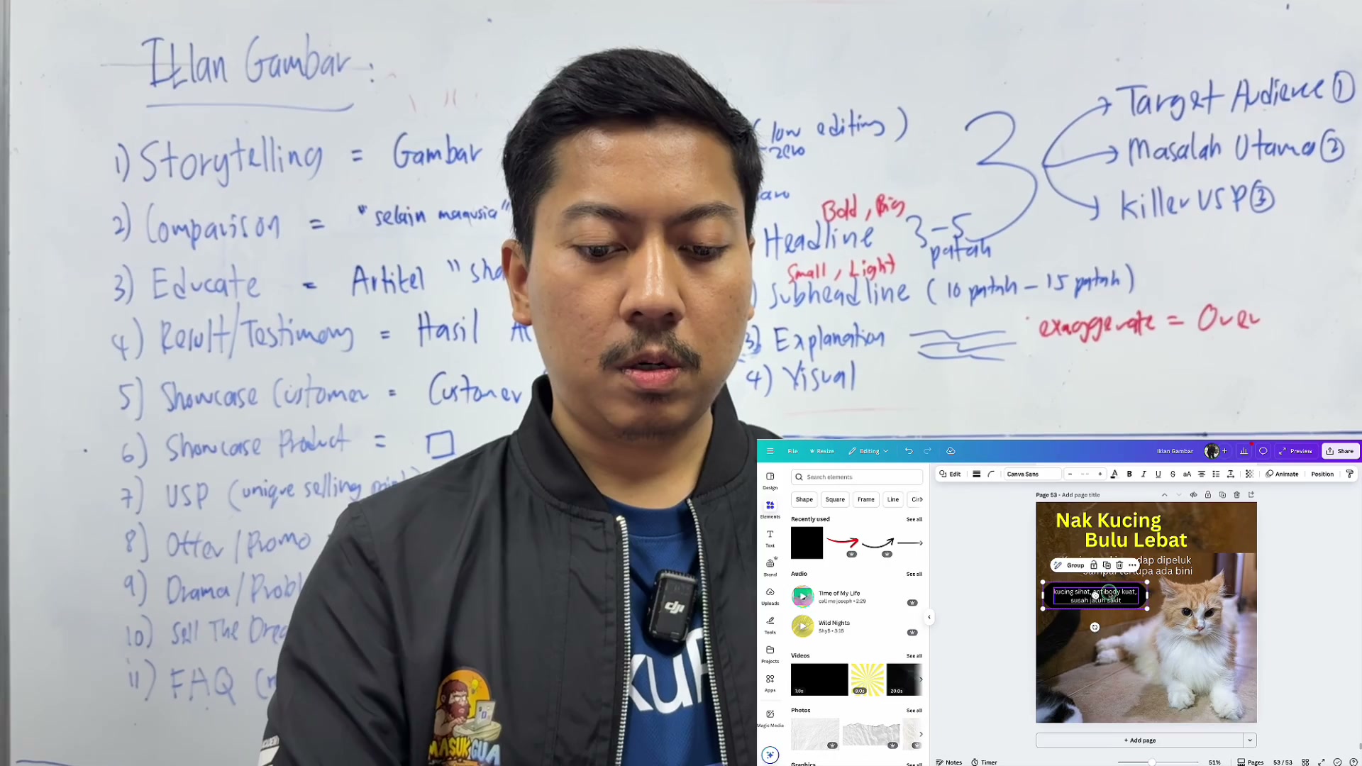 Paparan rakaman pada 00:30:57