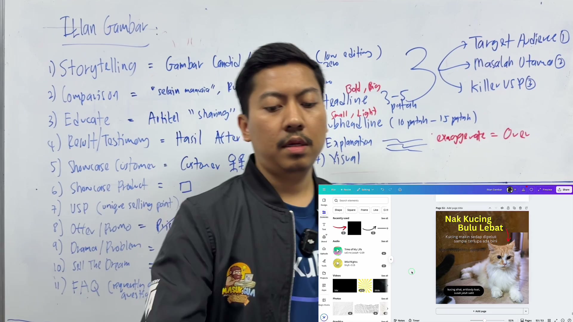 Paparan rakaman pada 00:32:09