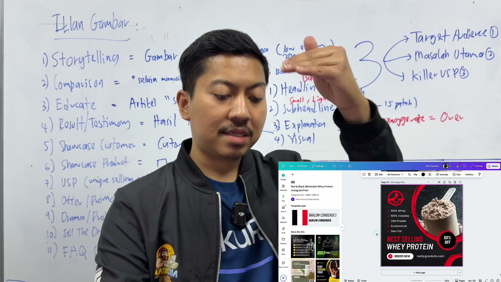 Paparan rakaman pada 00:34:24