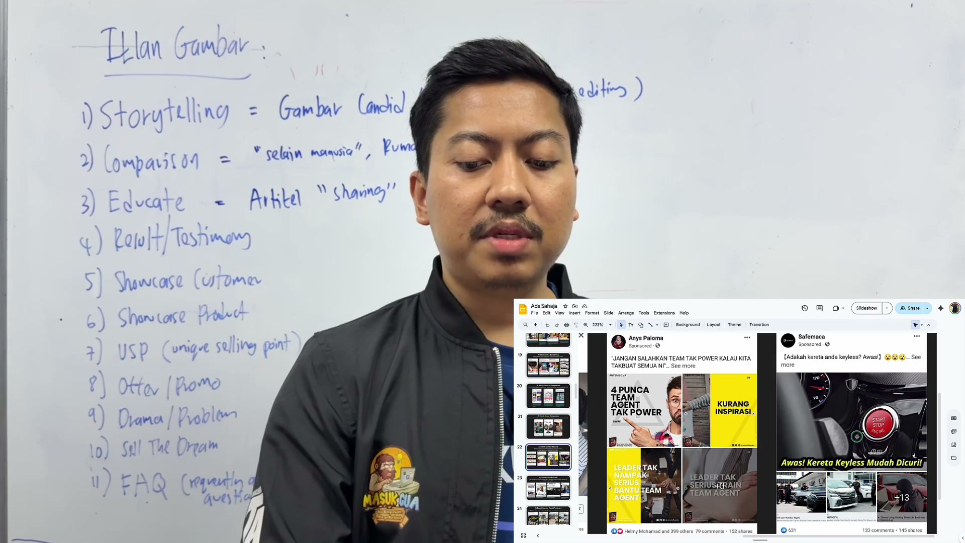 Paparan rakaman pada 00:06:15