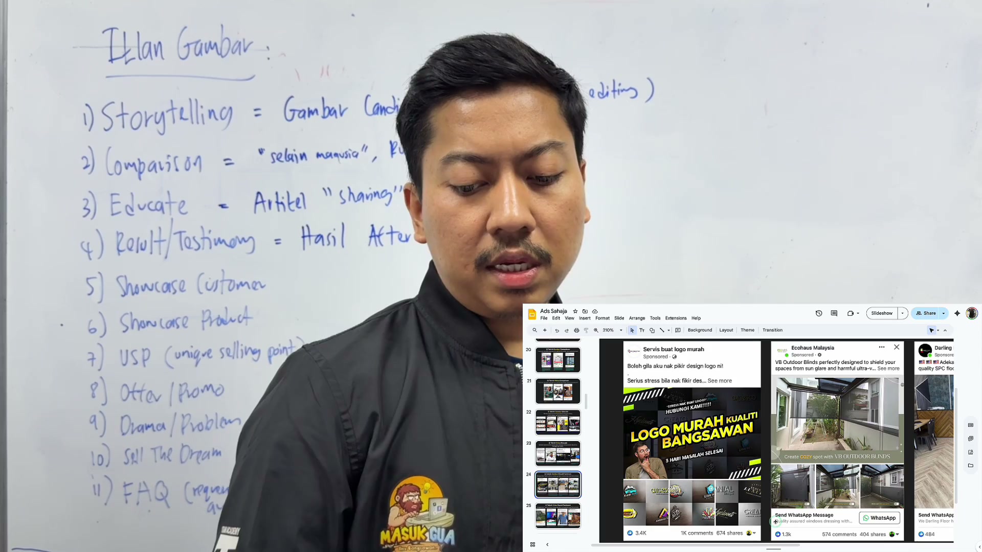 Paparan rakaman pada 00:07:03