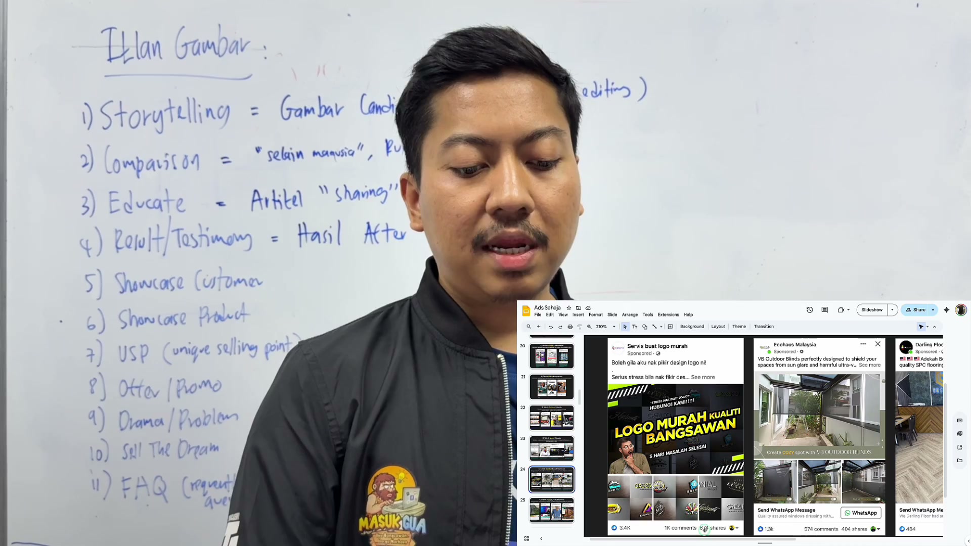 Paparan rakaman pada 00:07:21