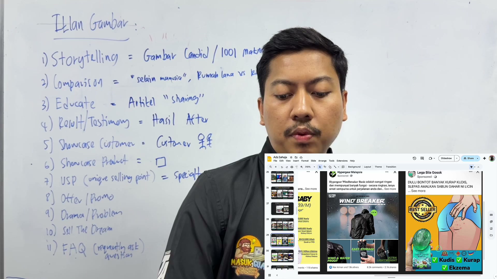 Paparan rakaman pada 00:09:06