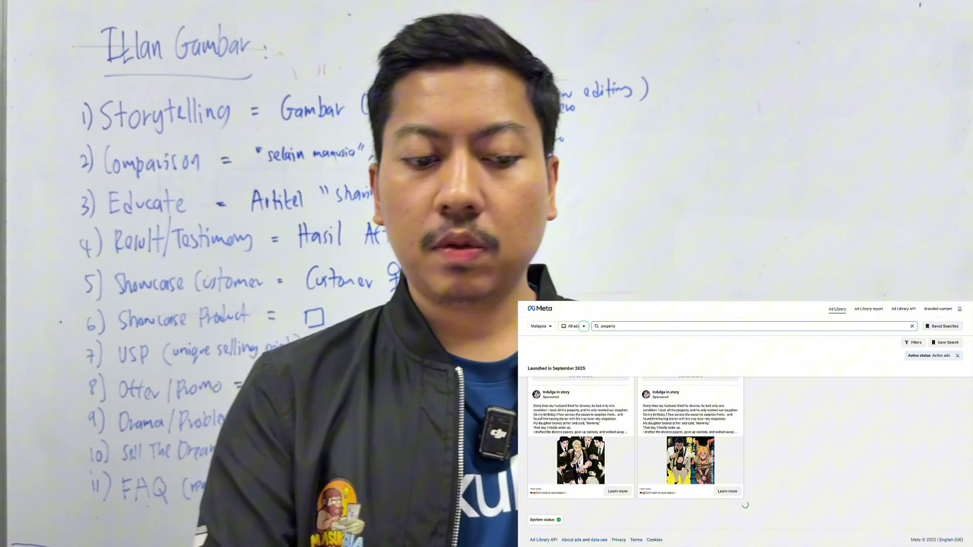 Paparan rakaman pada 00:20:18