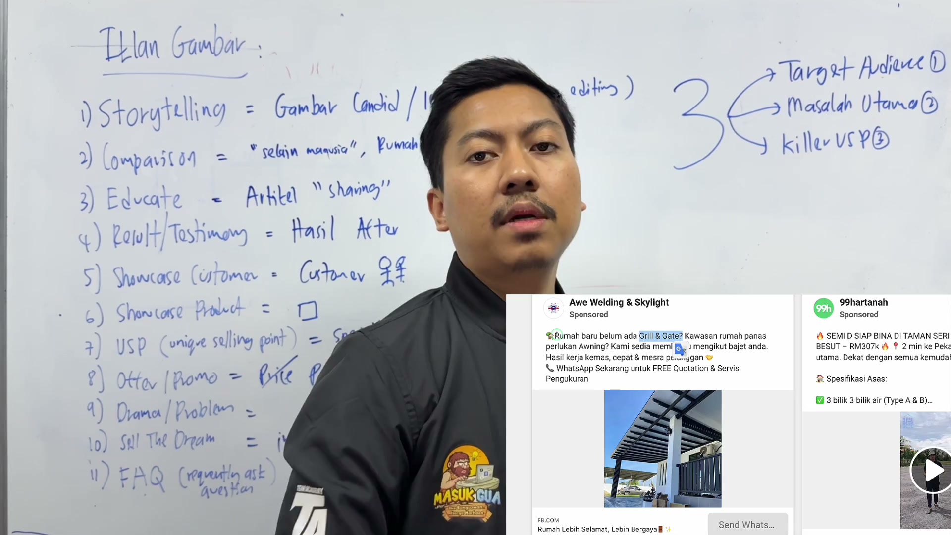 Paparan rakaman pada 00:23:09