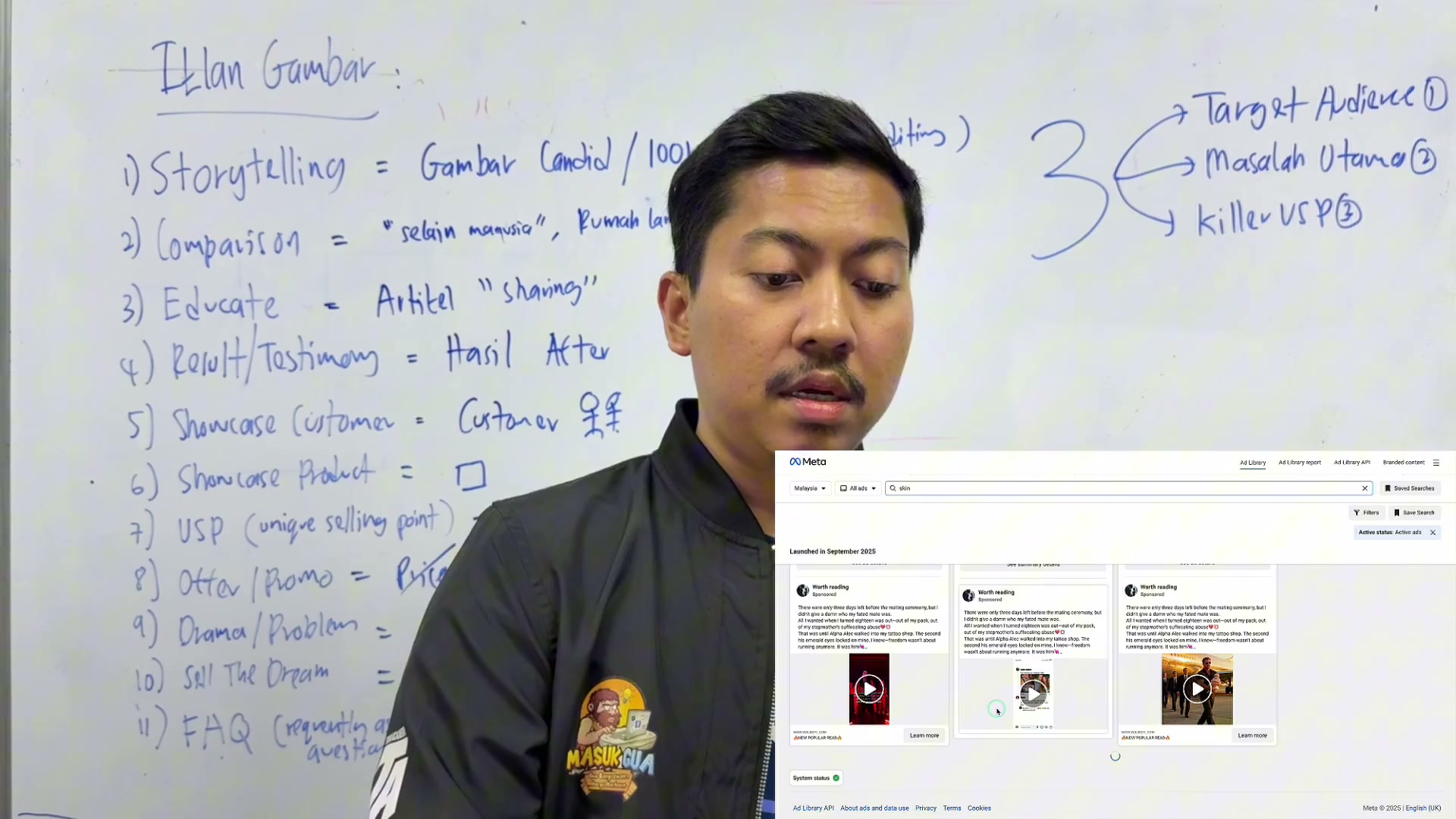 Paparan rakaman pada 00:25:54