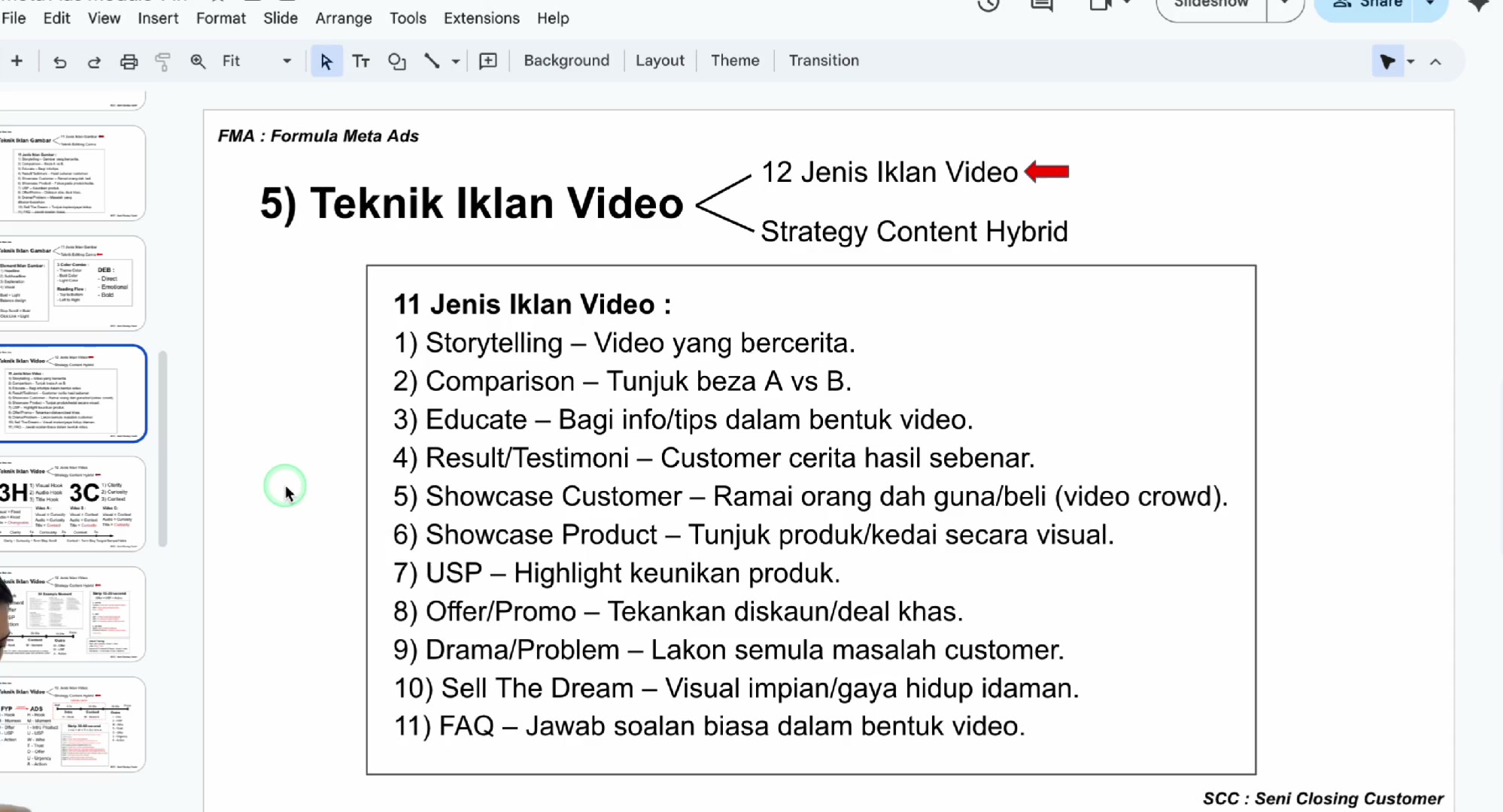 Paparan rakaman pada 00:00:09
