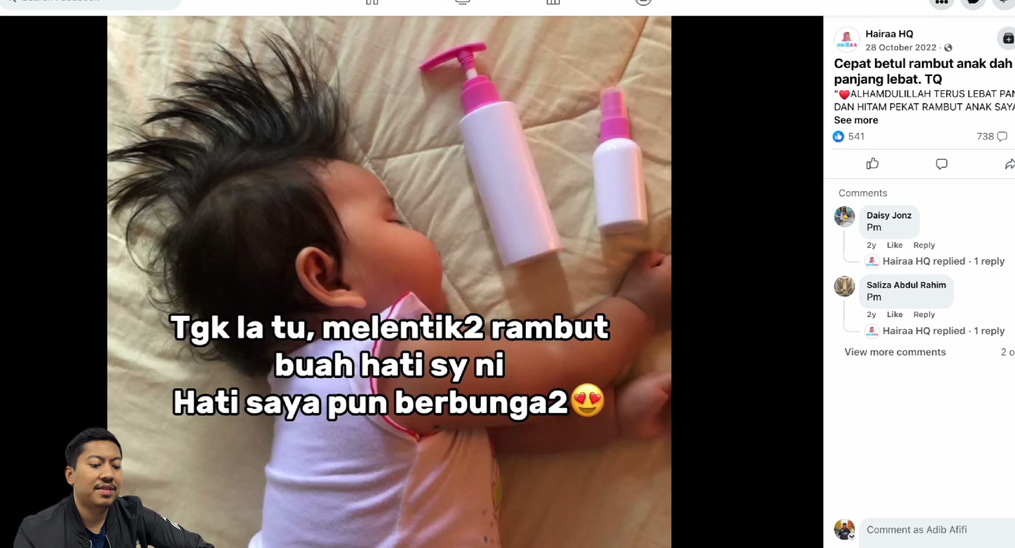 Paparan rakaman pada 00:01:54