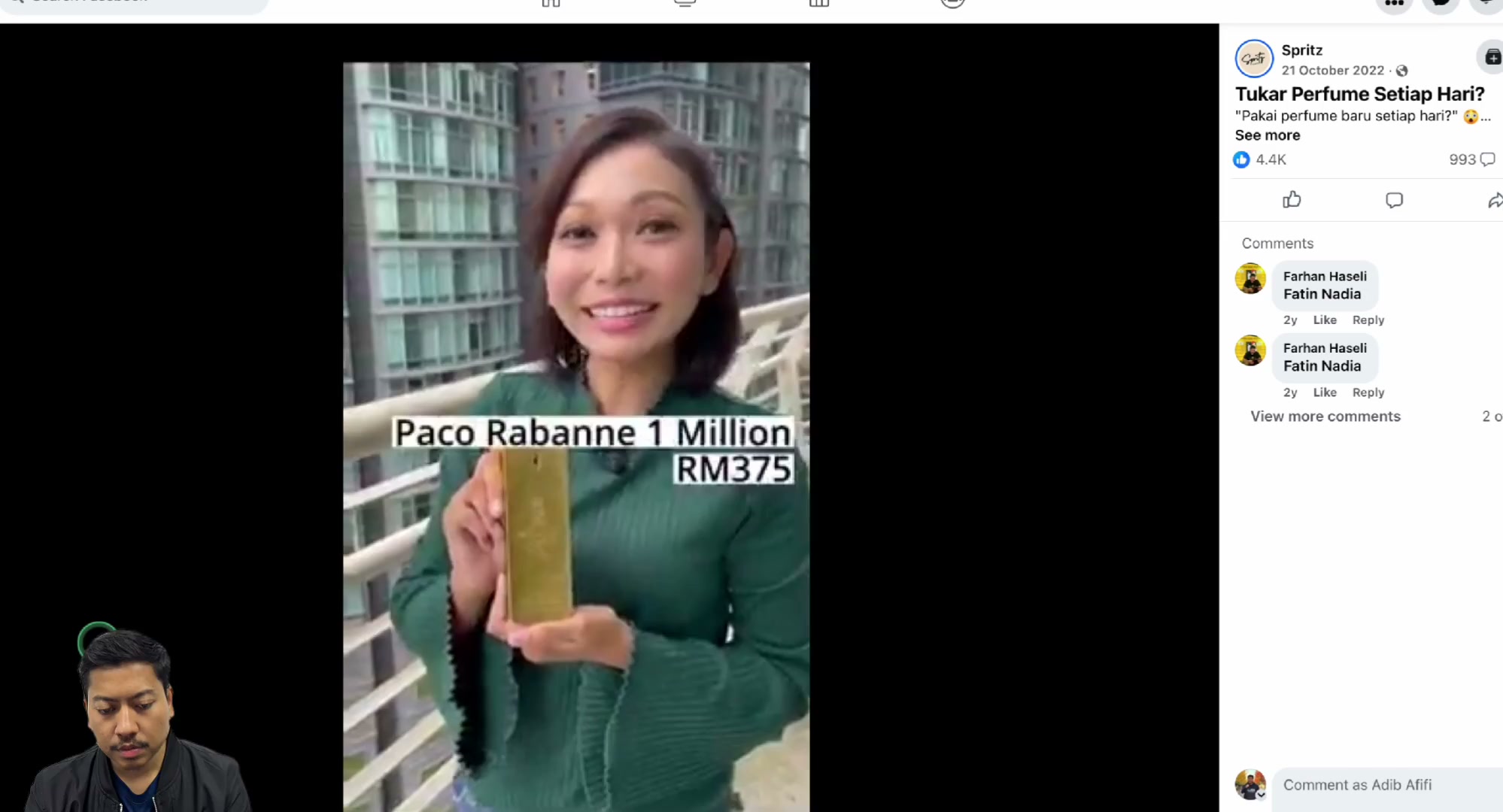 Paparan rakaman pada 00:04:03