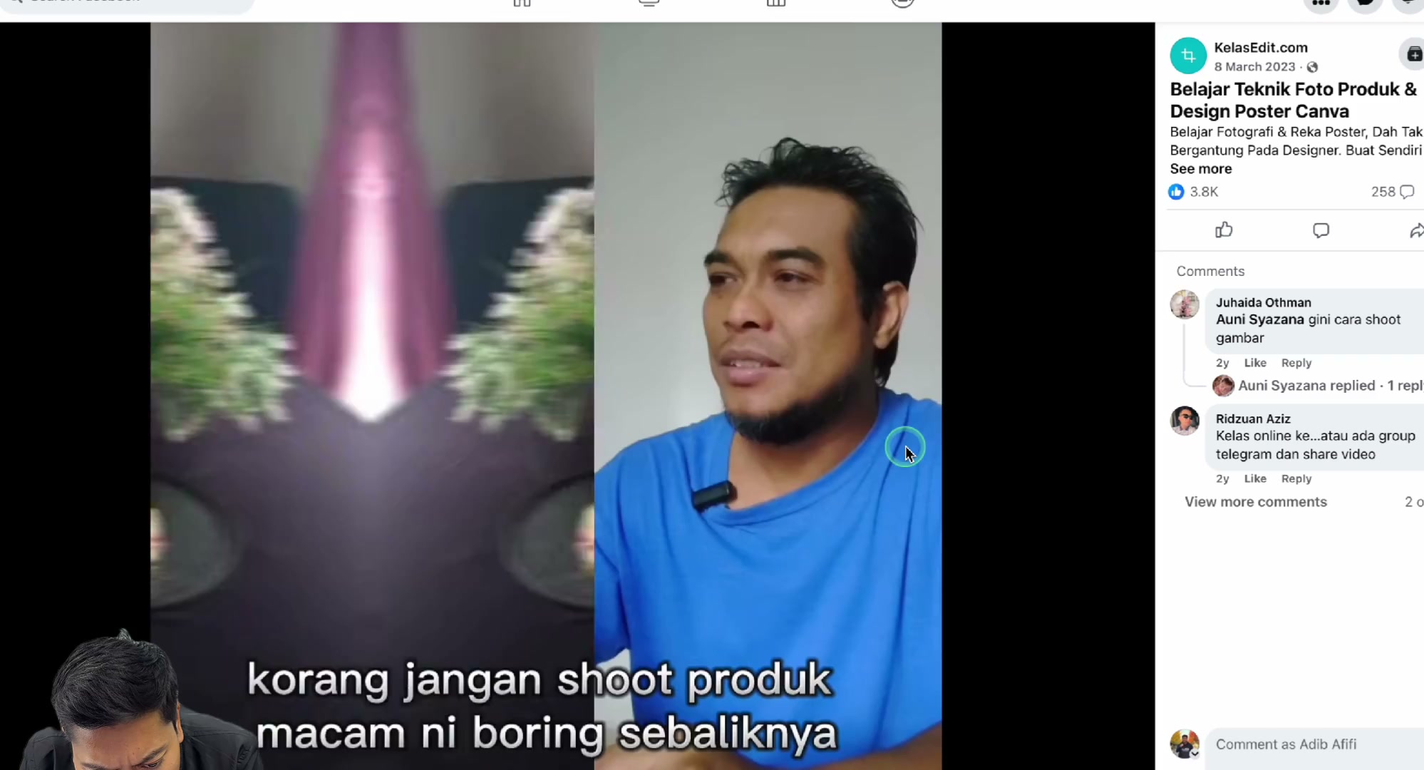 Paparan rakaman pada 00:05:51