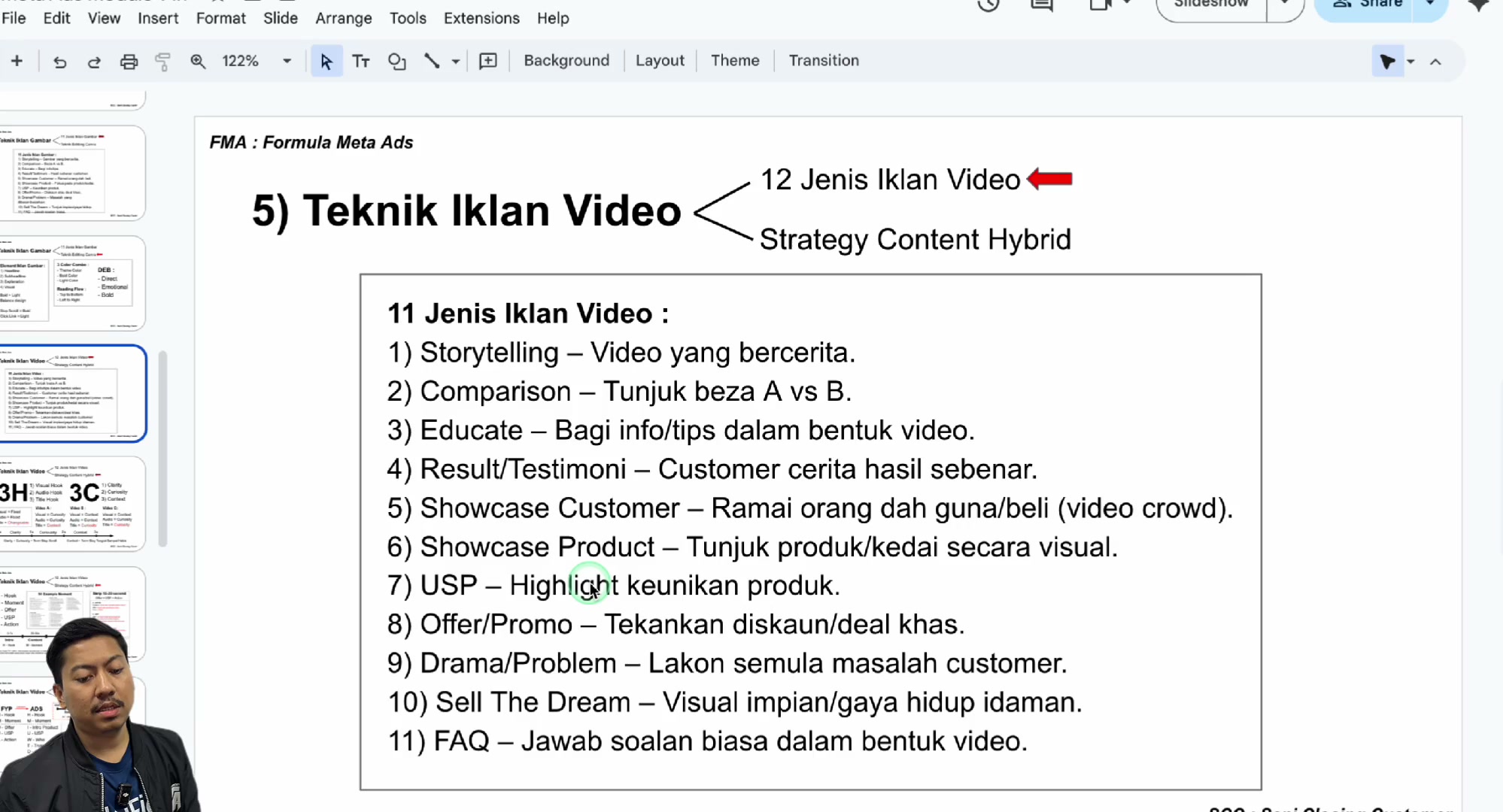 Paparan rakaman pada 00:18:57