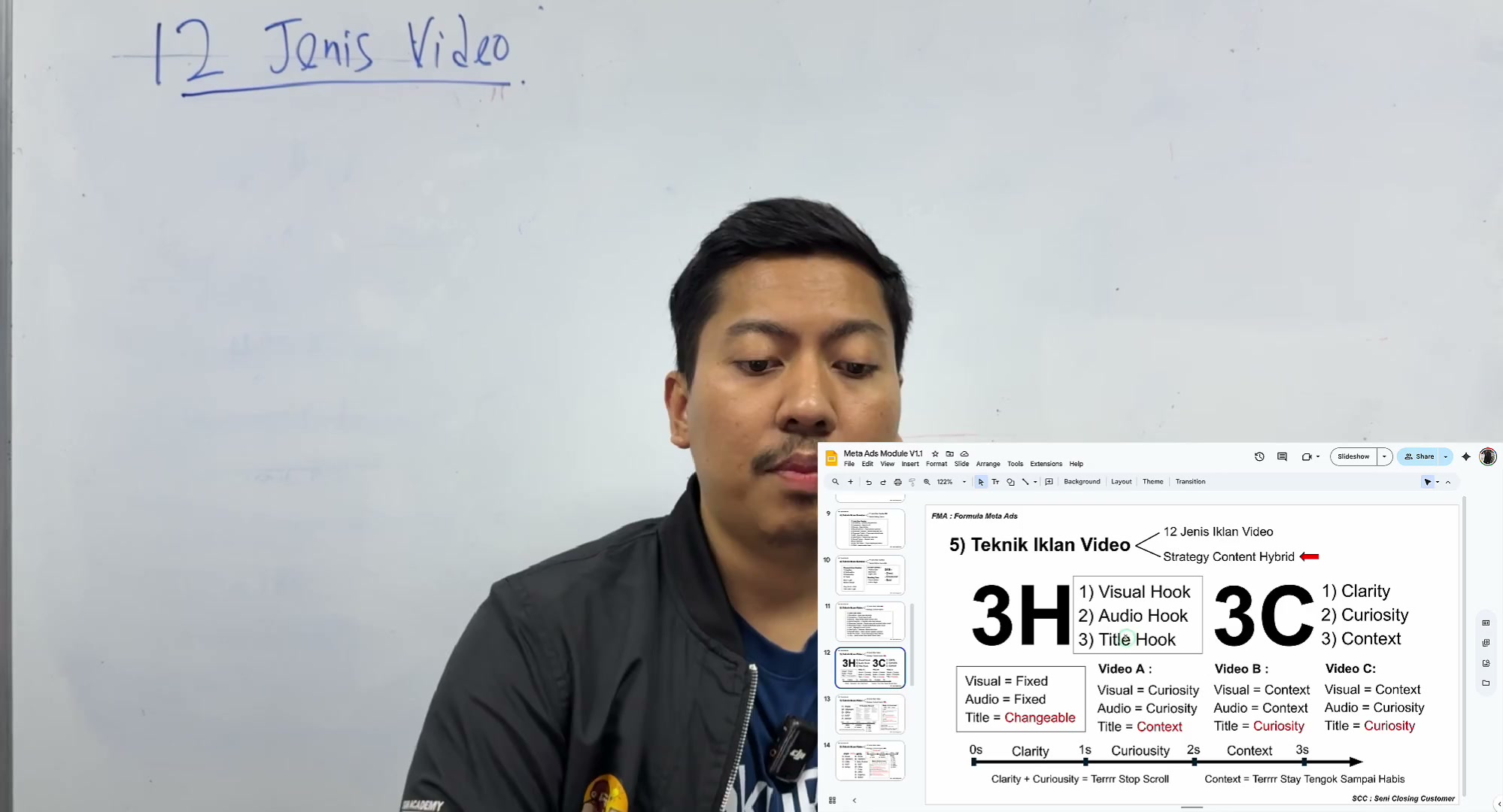 Paparan rakaman pada 00:00:21