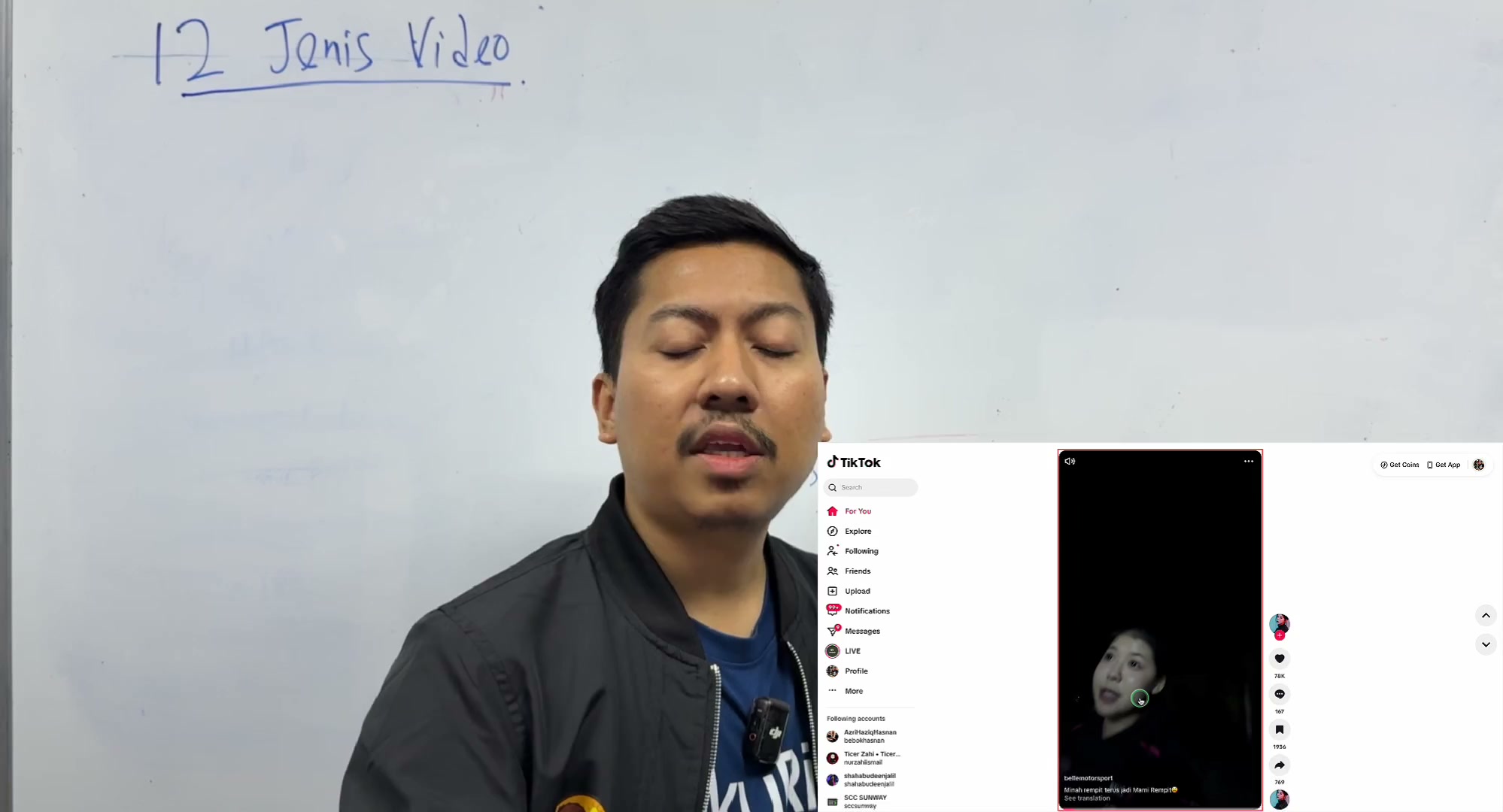 Paparan rakaman pada 00:02:18