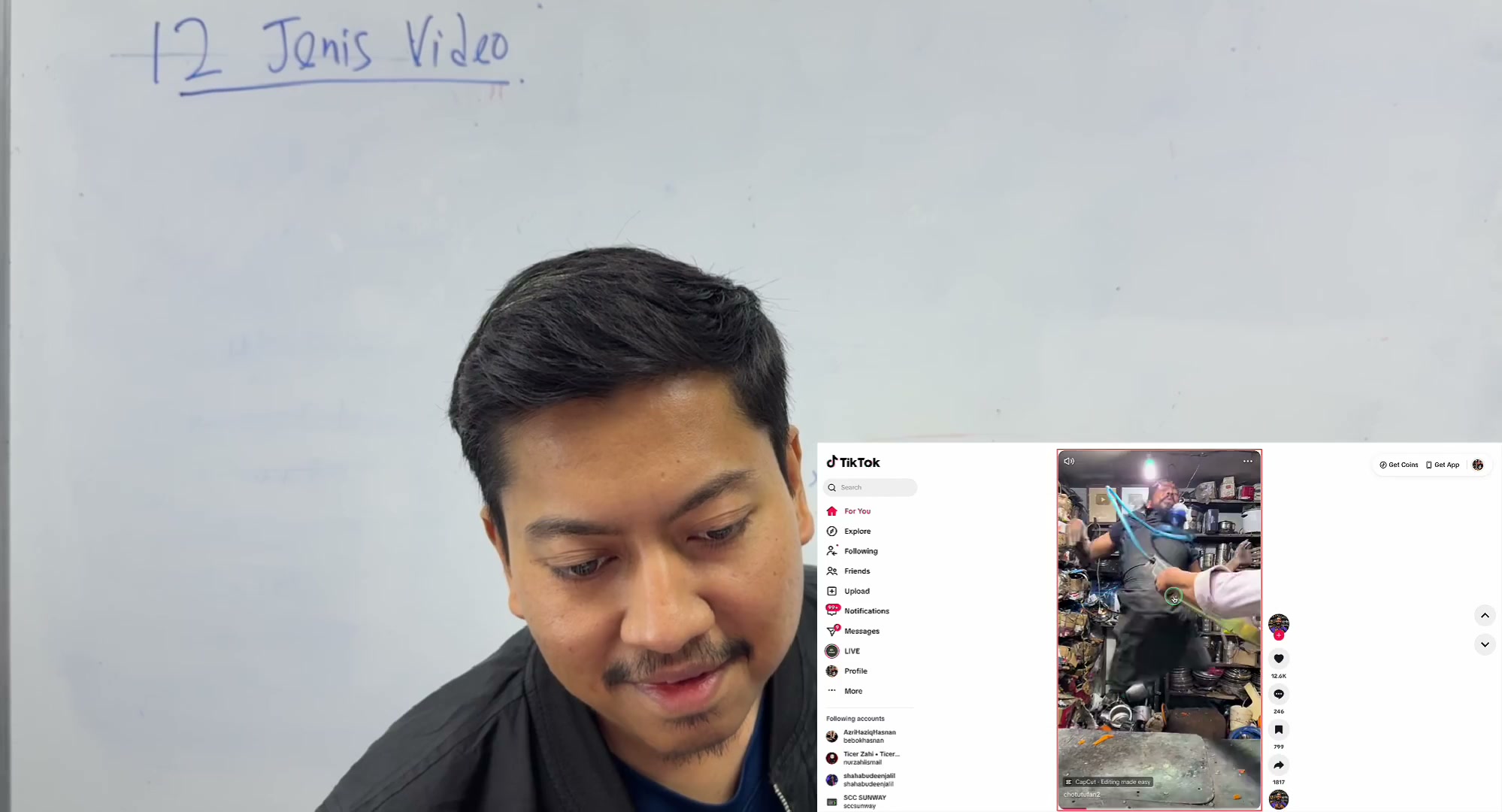 Paparan rakaman pada 00:03:03