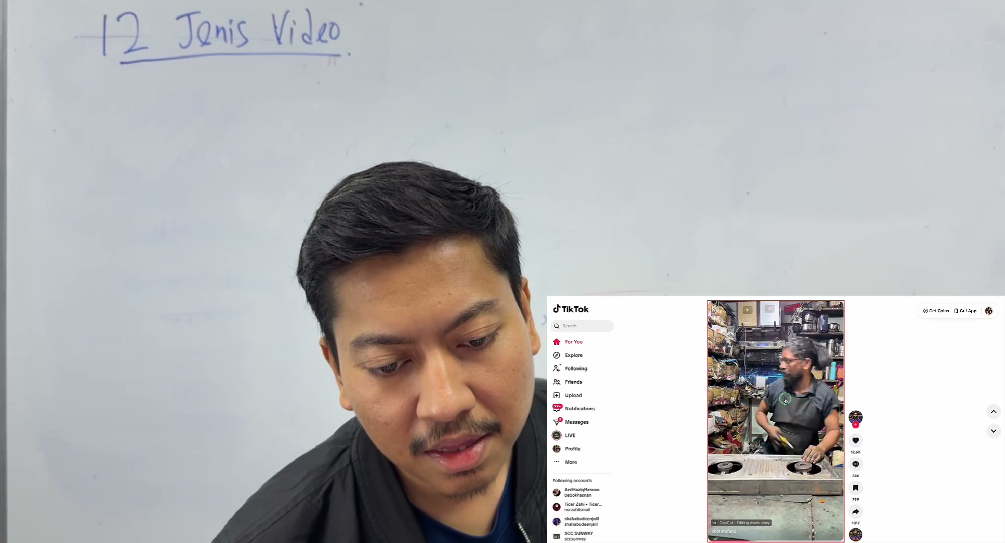 Paparan rakaman pada 00:03:15